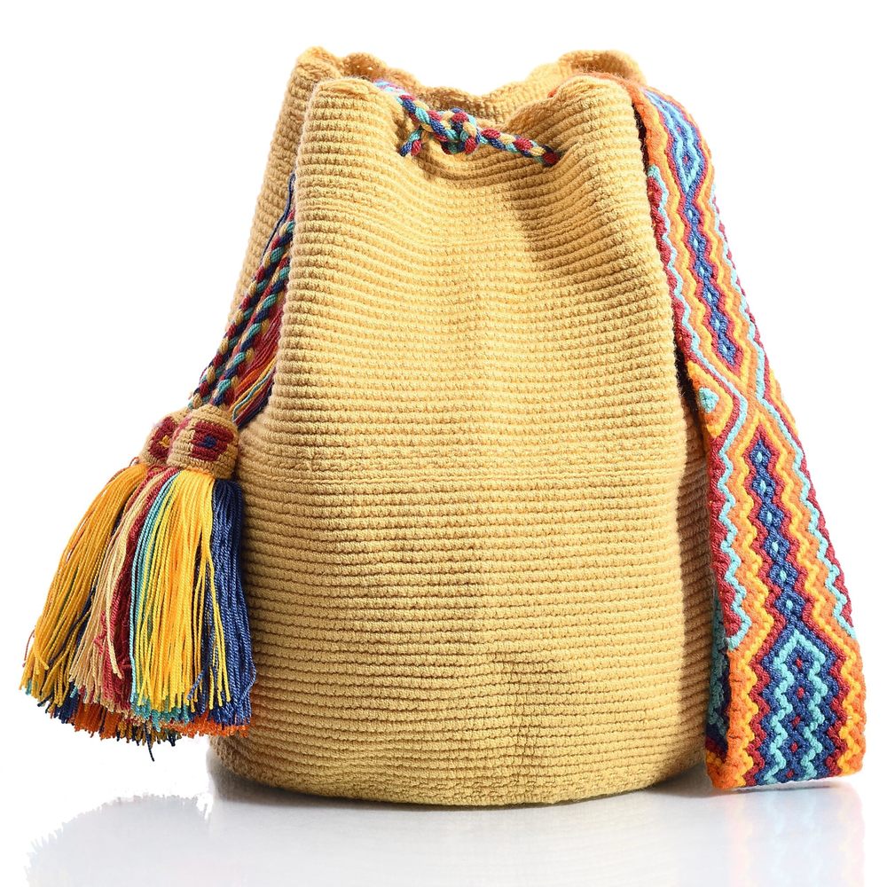 Utopia Classics Hobo Bag Wayuu Crochet, Large o_o